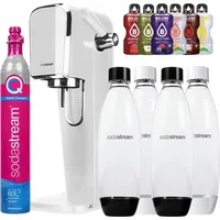 Wassersprudler SodaStream Art Weiß + SodaStream Flaschen 3x1L Fuse + bolero - Weiß