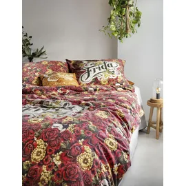 IRISETTE Monte 8584 Floral Rot 135 x 200 cm + 80 x 80 cm