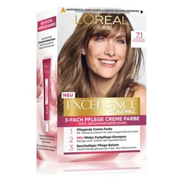 L'Oréal Paris Excellence Crème Nr. 7.1 - Mittelaschblond farba do włosów 1 Stk