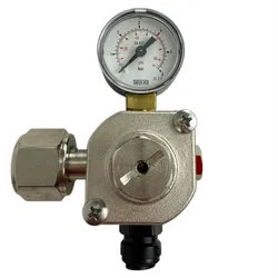 BieTal® BT-4 CO2 Gas Kohlensäure Druckminderer Druckregler Gastro 1-ltg 4 bar