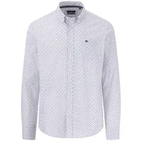 Fynch Hatton Colorful Minimals Langarmhemd - Navy - XL