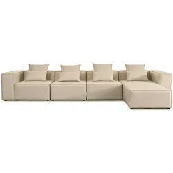 Home Deluxe GmbH HOME DELUXE Sofa VERONA XL - Farbe: Beige, Ausführung: XL