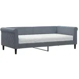 vidaXL Tagesbett 90 x 200 cm Silber