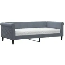 vidaXL Tagesbett 90 x 200 cm Silber