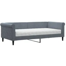 vidaXL Tagesbett 90 x 200 cm Silber