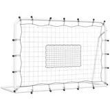 vidaXL Fußballtor Weiß/Schwarz 93735