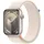 Apple Watch Series 9 GPS 45 mm Aluminiumgehäuse polarstern, Sport Loop polarstern One Size