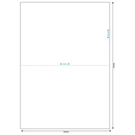 MediaRange Universal-Etiketten, 210 x 148,5 mm MRINK141
