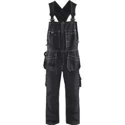 Handwerker-Latzhose "2600" 100% Baumwolle - D100 - schwarz