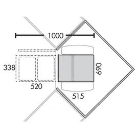 Wesco Traditionline Double-Master Corner 360 30 l Grau