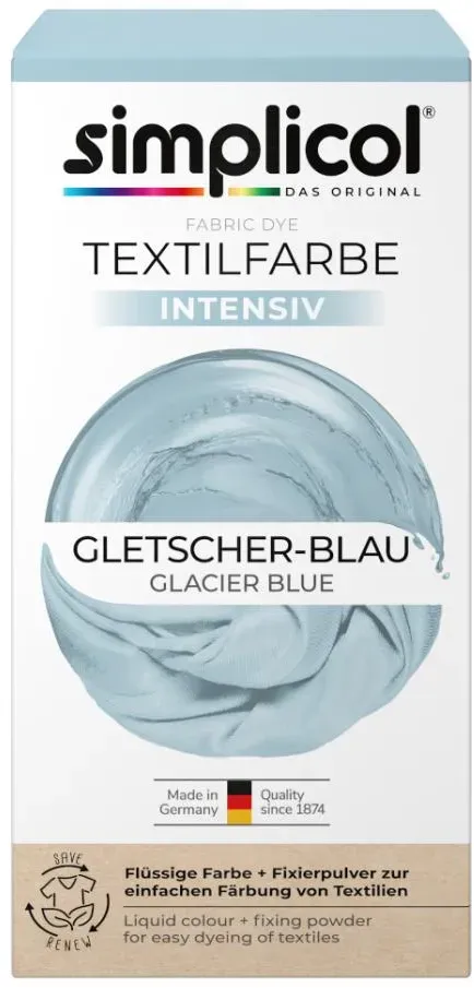 simplicol Textilfarbe intensiv Gletscher-Blau