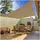 casa pura Atmungsaktives Sonnensegel rechteckig 300 x 500 cm Sand