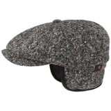 Stetson Flat Cap (1-St) Flatcap mit Schirm schwarz 57 cm