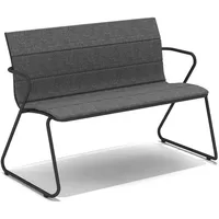 Primaster Gartenbank Parma 2-Sitzer inkl. Auflage