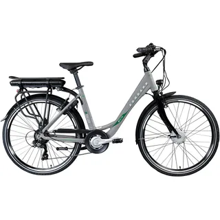 Zündapp E-Bike Z503 City 26 Zoll 7-Gang 522 Wh grau grün