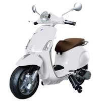TPFLiving Elektro-Kindermotorrad Vespa Primavera weiß