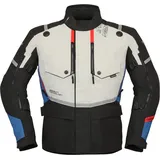 Modeka Trohn Textiljacke wasserdicht - Schwarz/Weiß/Blau - XL