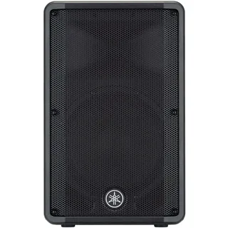 Yamaha DBR12 – Aktiver Lautsprecher mit glasklarem Sound und kraftvollem Bass – Einfach zu transportieren – 12" Tieftöner in Schwarz