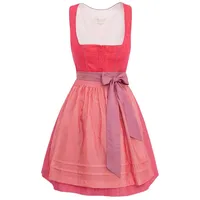 KRÜGER MADL & BUAM Trachtenkleid Midi Dirndl 2tlg. 60cm 115667 rot rot 40