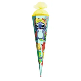 ROTH Schultüte 100cm eckig Disney Stitch, - Rot