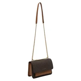 Michael Kors Claire Schultertasche Kunstleder Brown