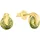 Amor Ohrstecker 2013593 gelbgold 375 grün