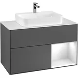 Villeroy & Boch Waschtischunterschrank 100 x 60,3 cm Schwarz