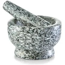 Zeller Mörser mit Stößel Granit Ø 13 x 8 cm grau