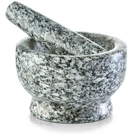 Zeller Mörser mit Stößel Granit Ø 13 x 8 cm grau