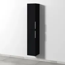 Sanipa 3way Hochschrank 30 x 170 x 34,5 cm Schwarz Metall/MDF/Spanplatte