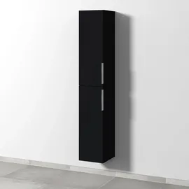 Sanipa 3way Hochschrank 30 x 170 x 34,5 cm Schwarz Metall/MDF/Spanplatte