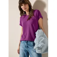 Cecil T-Shirt, in Struktur-Optik und mit Knopf-Details Cecil anemone