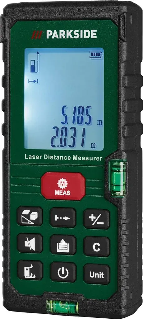 parkside laser-entfernungsmesser plem 50 d5
