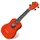 Classic Cantabile US-100 RD Sopran-Ukulele Rot