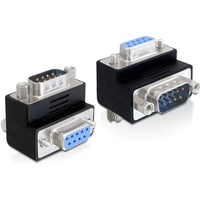 DeLock Adapter Sub-D 9Pin St/Bu 90° gewinkelt