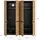 Möbel Boss Kleiderschrank Canu 180 x 198 x 59 cm Grau