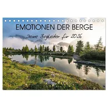 Calvendo Emotionen der Berge Tischkalender mehrfarbig 2026
