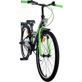 tpfsports Thombike Kinderfahrrad - Jungen - 24 Zoll - Rücktritt + Handbremse - 3 Gänge - Grün