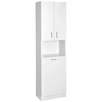 a&n&a aQualine SIMPLEX ECO Hochschrank mit Wäschekorb 50x180x30cm