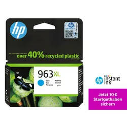 HP Original 963XL Druckerpatrone - cyan (3JA27AE)