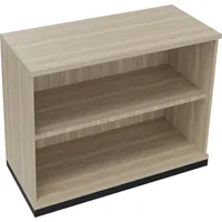 SOENNECKEN Regal 2OH B1000xT442xH781mm Anthrazit-Metallic/Eiche Natur