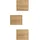 Posseik Limes Badschrank-Set 41,4 x 33,3 x 25 cm Gold
