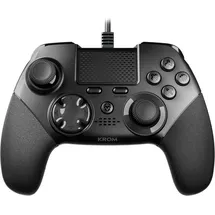Krom Kaiser Gamepad Kabelgebunden Schwarz PC/PS3/PS4