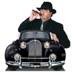 Party Dekoration Gangster Auto Big Al 93x62cm