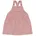 Stretch-Cord mit Trägern Gummizug mit Brusttasche rosa 86/92 EU