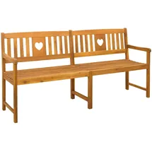 vidaXL Gartenbank 180 x 55,5 x 90 cm Braun