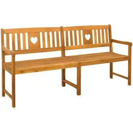 vidaXL Gartenbank 180 x 55,5 x 90 cm Braun