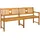 vidaXL Gartenbank 180 x 55,5 x 90 cm Braun