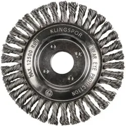 Klingspor Pipelinebürste gez. einreihig Anzahl Reihen 1 115 x 6 x 22,23 mm 0,5 Stahl
