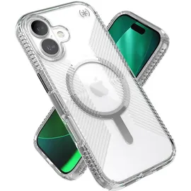 Speck iPhone 17 Clear Case MagSafe silber